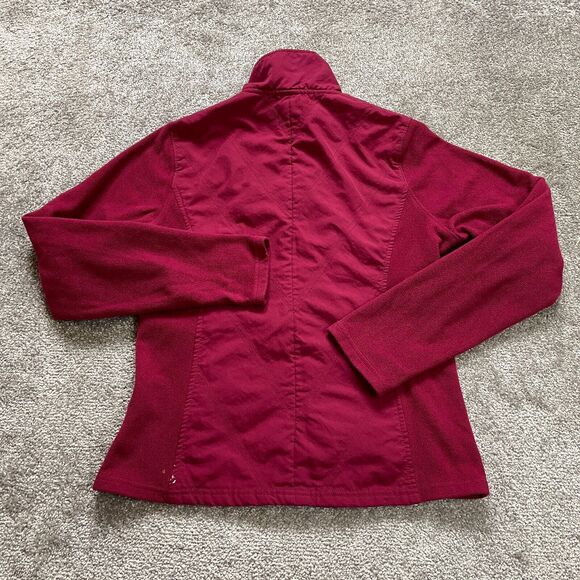 Columbia Jacket Womens Small Pink Magenta Soft Fleece Full Zip Hiking Outdoor - Picture 2 of 16